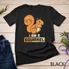 Retro I Am A Squirrel Funny Adults Kids Squirrel Costume Premium Unisex T-shirt