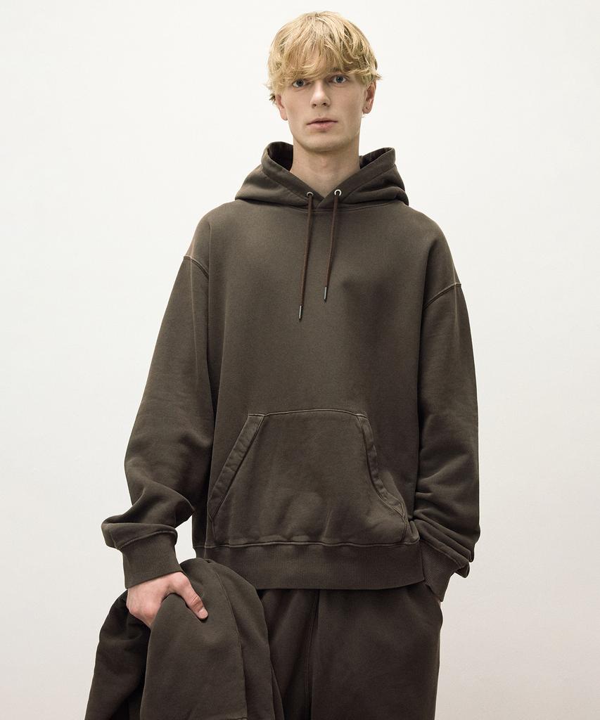 Худи Washed Essentials Темно-коричневый Iets5F202W3