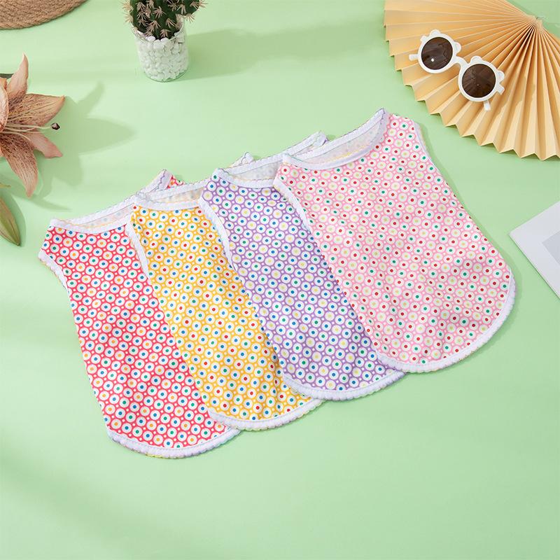 Летний жилет для домашних животных, одежда для щенков, собак и кошек