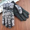 Классические камуфляжные теплые мужские перчатки, уличные мотоциклетные перчатки для езды на электромобиле, нескользящие, уличные прилавки