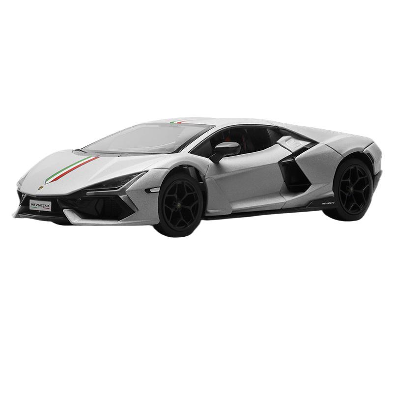 1/24 Lamborghini Revuelto Суперспортивный Автомобиль Литая Модель Металлический Автомобиль Коллекция Уровень Дом Модные Игрушки Украшения Хобби Парень
