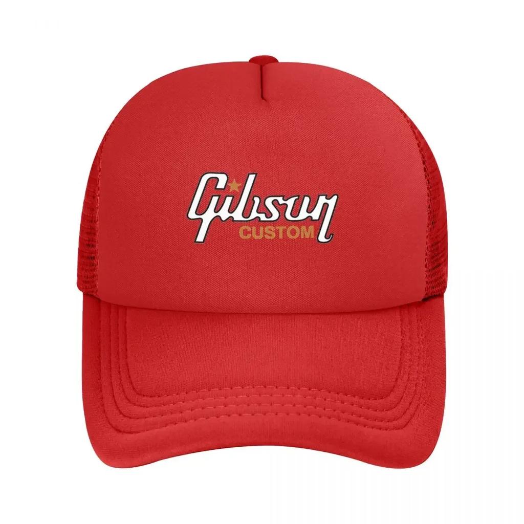 Бейсболки Gibson Les Paul Mesh Snapback Модные бейсболки Дышащие Повседневные Кепки Уличные Унисекс
