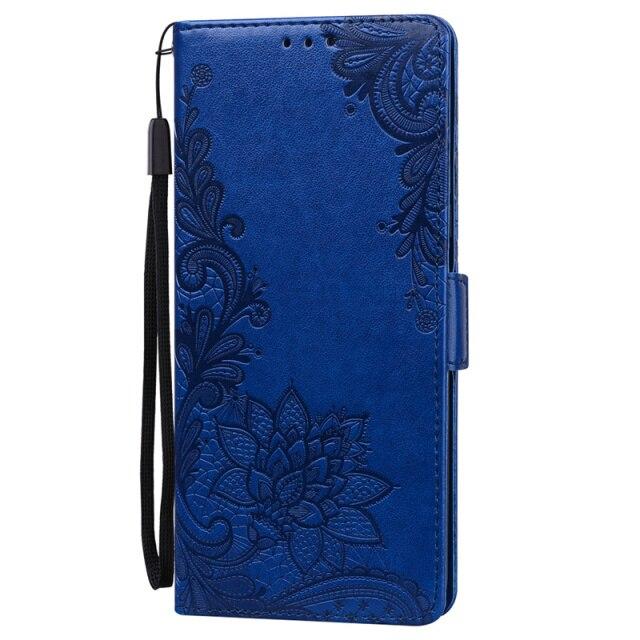 Floral Leather Flip Case For Samsung Galaxy J3 J4 J5 J6 J7 A10 A20 A30 A40 A50 A11 A21S A31 A41 A51 A02 A12 A22 A32 A42 A52 A72 M32 M31 Wallet Cover