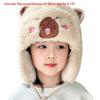 Plush Pullover Cap Warm Ear Protection Hat New Hooded Hat  for 4-12Y