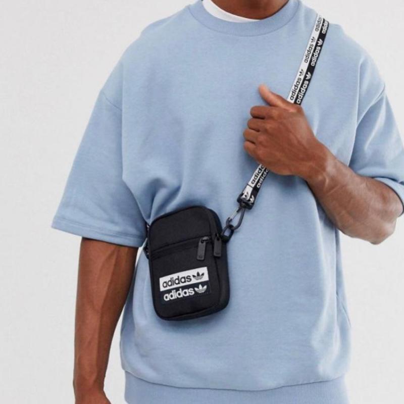 Adidas Originals Polyester Shoulder Bag Crossbody Bag Regular Unisex Black Adidas EJ0975