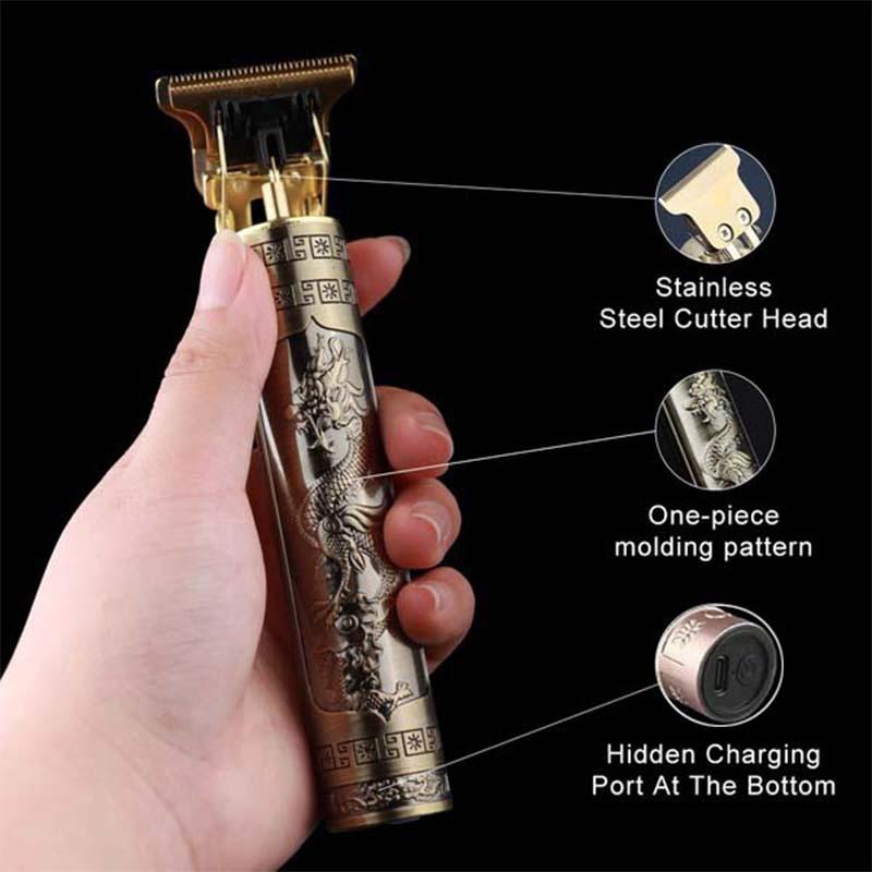 Профессиональная электрическая машинка для стрижки волос для мужчин, перезаряжаемая от USB, мужская электробритва, триммер для волос, машинка для стрижки бороды, парикмахерская машина для стрижки волос