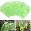 100pcs Strawberry Grapes Fruit Grow Bags Netting Mesh Vegetable Plant Protection Bags For Pest Control Anti-Bird Garden Too U7X5