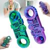 3D Printing Fingertip Gyro Mechanical Spinning Top Spring Gear Chain Gyroscope  Classic Toys