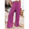 Women's Fashion Loose Casual Solid High Waist Wide Leg Pants Casual Pants