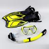 Exquisite Diving Set Silicone Snorkel Flippers Shortsighted Swim Goggles Diving Accessories