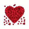 2000pcs- Rayon Rose Petal Decoration Rose Petal Black For Wedding Party Halloween Decoration, Gift Box Filler, Rose Ya Romantic, Rose Petal Proposal