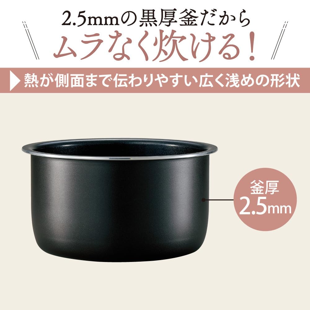 Zojirushi Microcomputer Rice Cooker 5.5-Cup NL-DB10-WA White – Voltage Converter Required Outside Japan