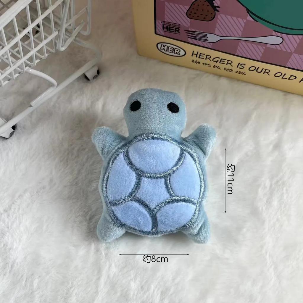 Мини Черепаха Плюшевая Игрушка для Собак Жевательная Мягкая Резина Интерактивная Милая Прочная Для Чистки Зубов Игра Веселье для Собак