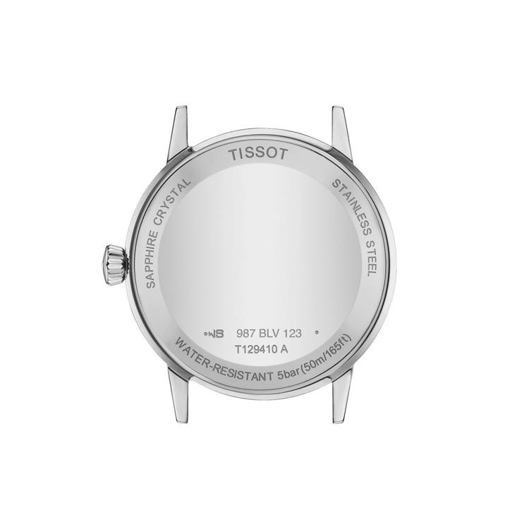 Tissot Коллекция «Мечтательная светская львица» Мужские кварцевые часы Часы 42 мм Белый циферблат Корпус из нержавеющей стали T129.410.11.013.00