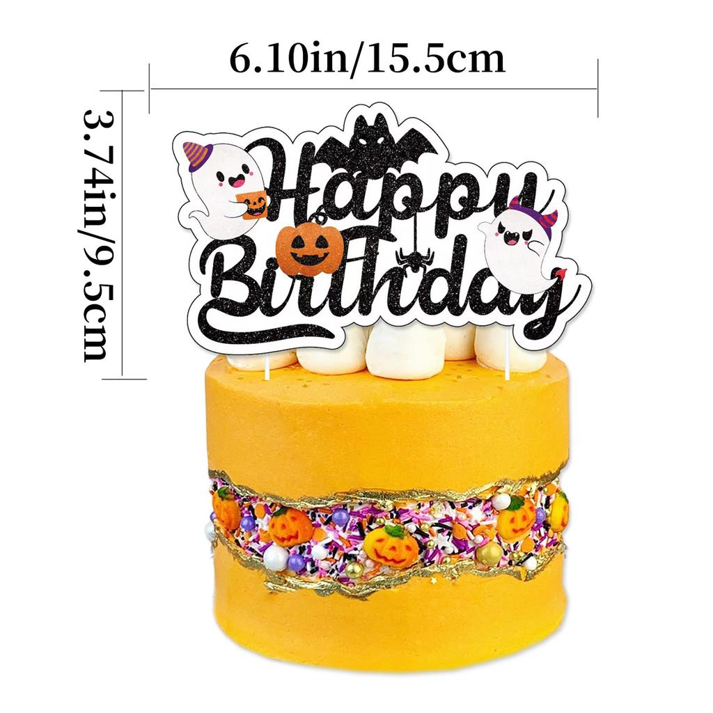 Halloween Theme Party Decoration Black And Orange Purple Pennant Flag Halloween Flag Balloon Set Customization