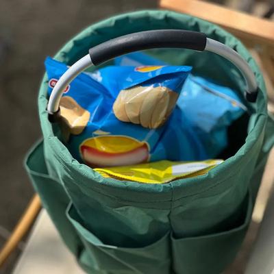 Портативная корзина для пикника, уличная пляжная корзина, портативная складная сумка для хранения туалетных принадлежностей, корзина для душа, домашняя корзина для покупок YLE351