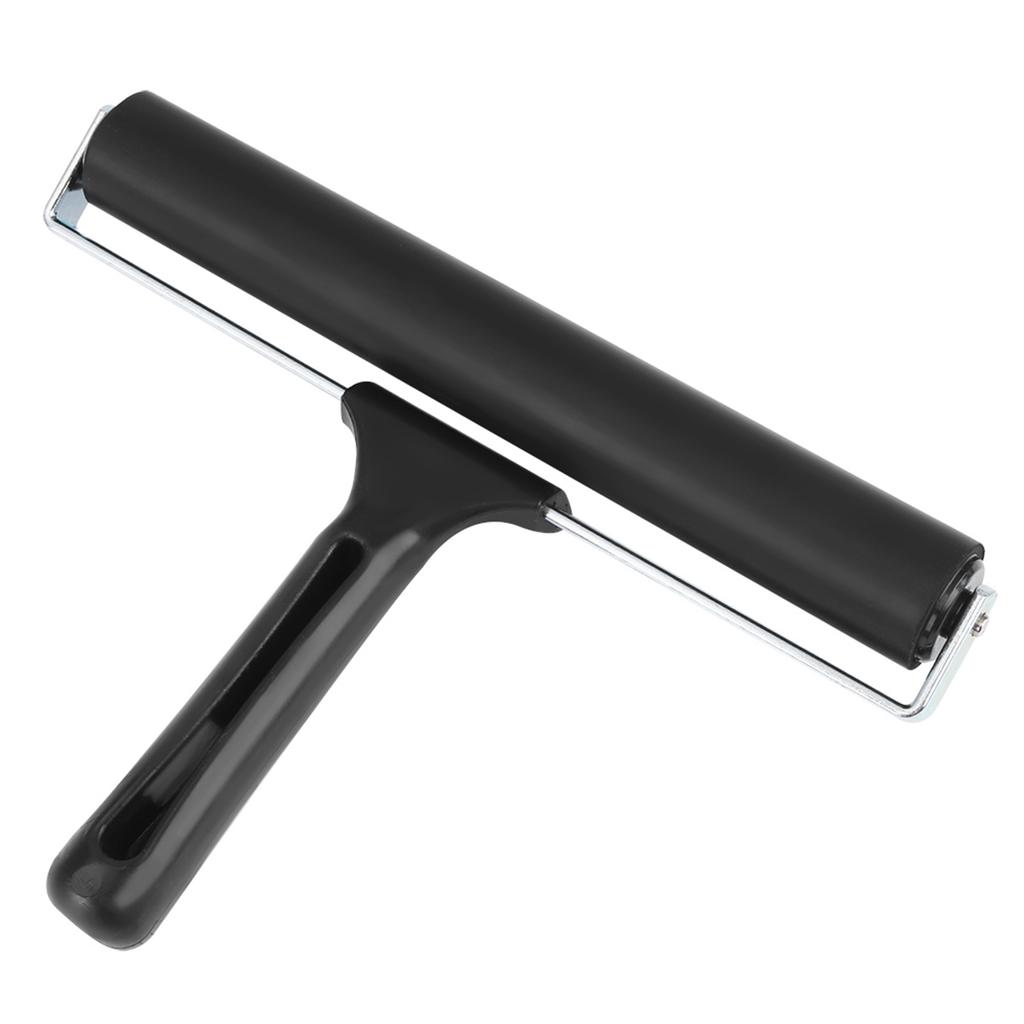 Rubber Brayer Roller Paint Brush Ink Applicator Art Craft Oil Painting Tool, for Painting Large Area Quickly, Made of High Quality Rubber, with Nonsli