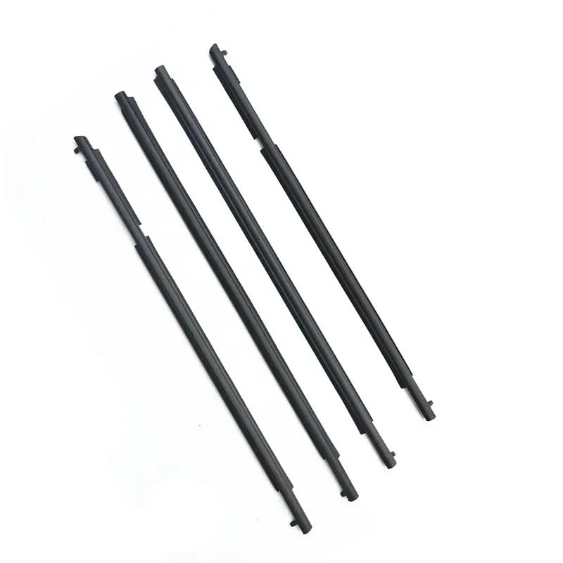 4 шт. Уплотнители окон для Toyota Land Cruiser Prado LJ150 2010-2020 Боковые двери Черная молдинг-накладка Уплотнительные резинки внешнего стекла