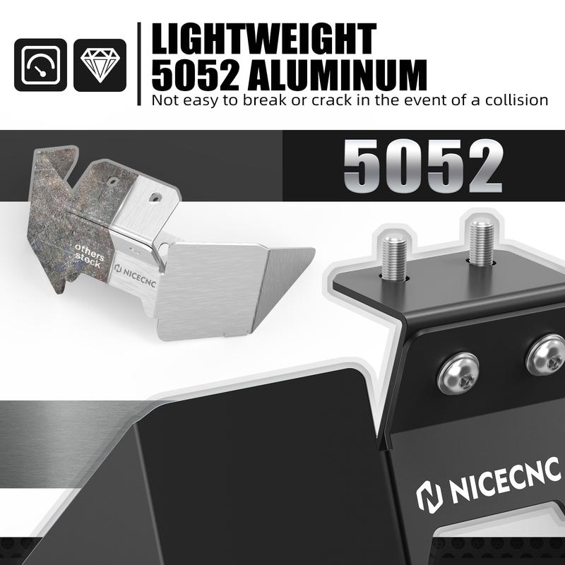 NICECNC For Surron light bee X Electric Dirt Bike 53MM Rise Battery Lock Increase Code Aluminum For Segway X160 X260 2024 2025