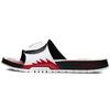 Air Hydro 5 Retro Slide White Fire Red Unisex Sneakers Black 555501-101