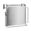 Foldable Black Silver Stainless Steel Kitchen Shelf Rack for Home Use