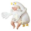 Baby Patter for Sleep Startle Prevention Stuffed Doll Pillow with Soothing Patting Palm Pad Soothing Patter Sleep Companion with Music for Comforting