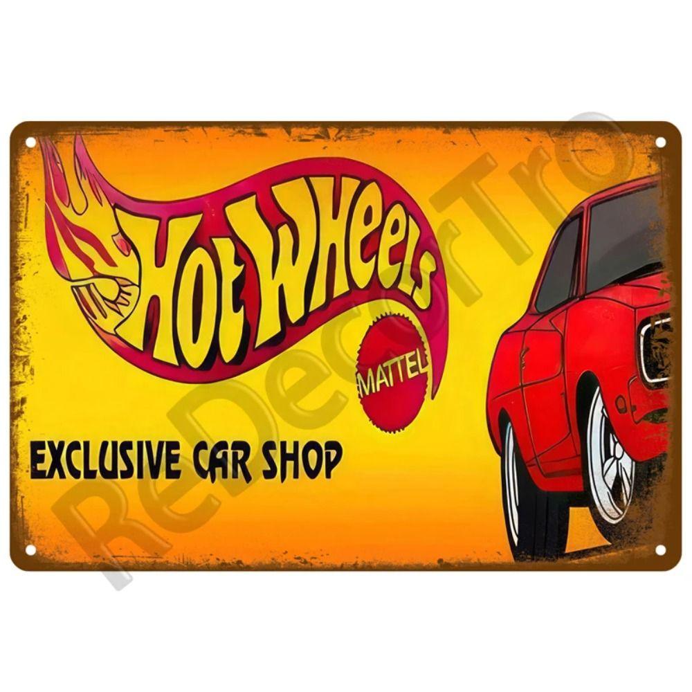 Металлическая табличка для мотоциклетного гаража, настенный декор, 20x30 см