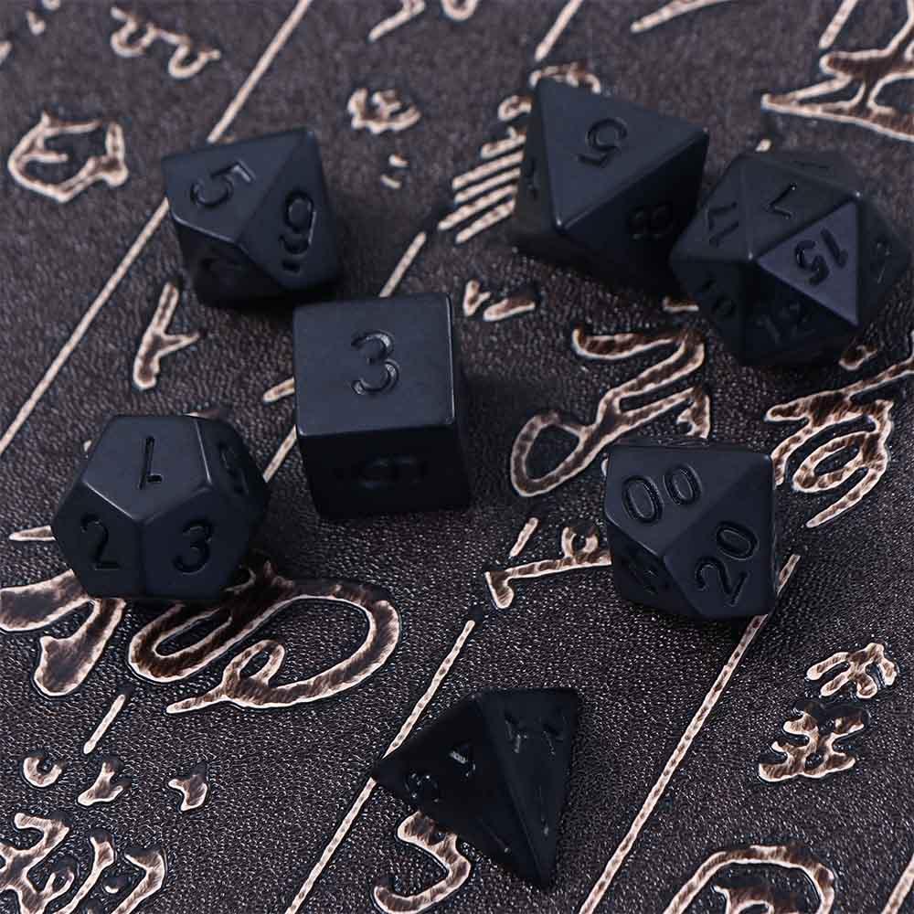 Toys Family Game Board Games Polyhedral Dice Black RPG Dice Set Number Dices Kit Educational Toy