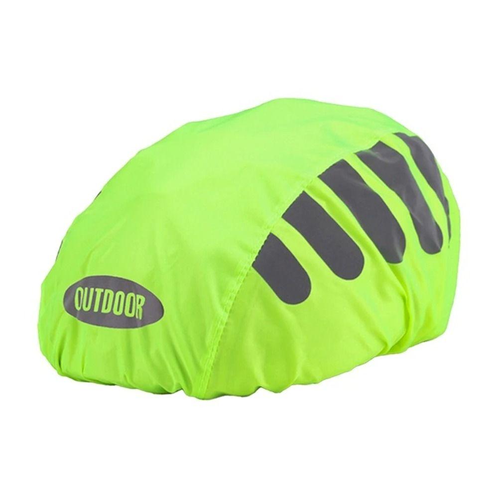 Чехол для велосипедного шлема со светоотражающей полосой, водонепроницаемый защитный чехол для шлема, экипировка для езды на велосипеде