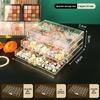 3-120grid Drawer Style Bead Storage Box Handmade DIY Materials Jewelry Box Multi-Grid Classification Elegant Accessories