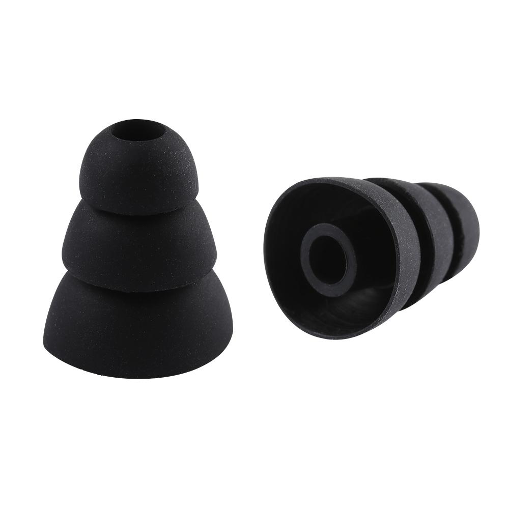 Пары универсальных колпачков 4 мм, резиновые вкладыши, сменные наушники-вкладыши, силиконовые насадки для наушников