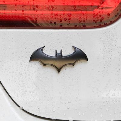Автомобильная наклейка Портативная 3D-металлическая летучая мышь Автоматическая наклейка с логотипом для корпуса машины