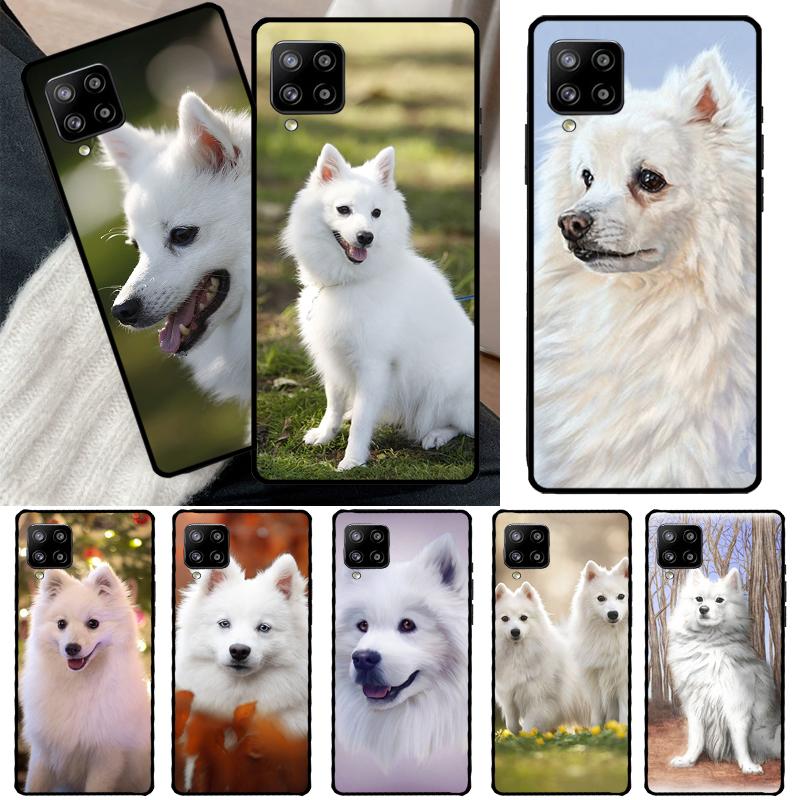 Чехол для телефона Samsung Galaxy с изображением японского шпица A54 A34 A14 A13 A51 A71 A33 A53 A73 A12 A22 A32 A52 A72 A52S