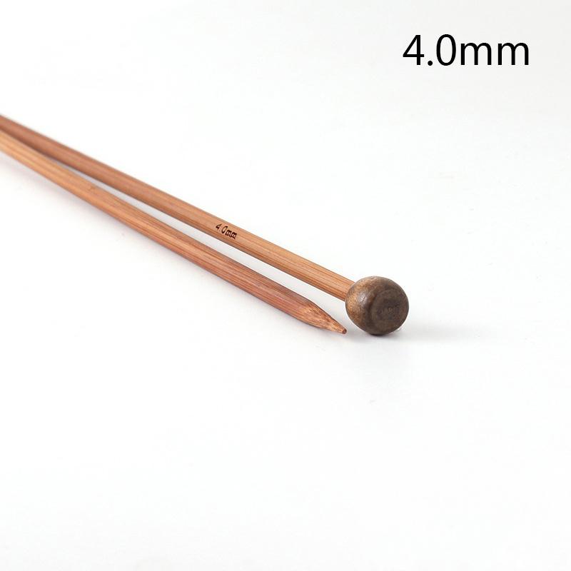 2 Pcs/Lot Wool Weaving Crochet Hook Bamboo Knitting Needle Single-end For Sweater