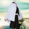 Japan cartoon comics Demon Slayer cosplay outfit: Kanao Rika's costume + butterfly headdress  0071