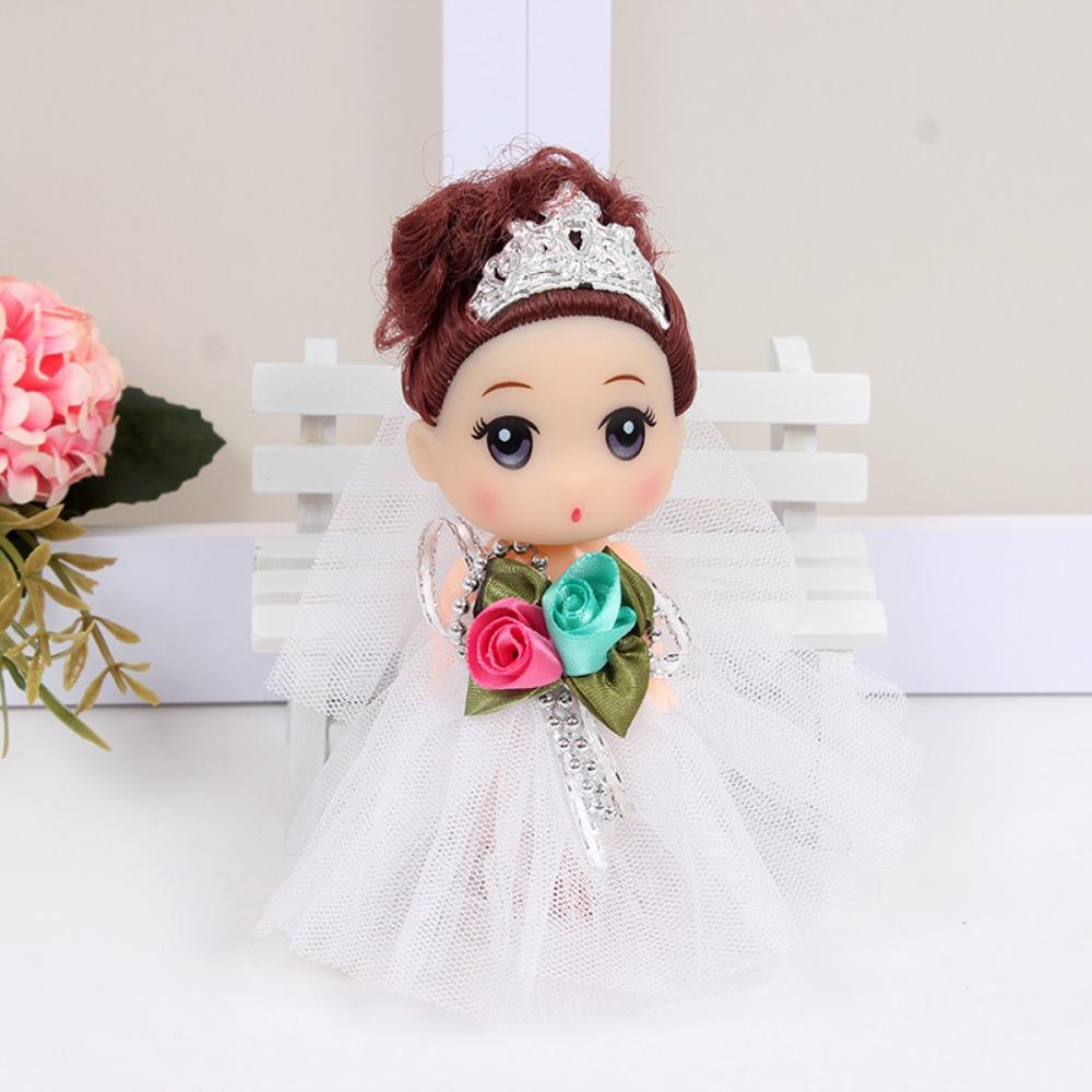 Подвижная кукла BJD принцесса с большими глазами, корейский макияж, свадебное платье, мини-игрушка для девочки, детская игрушка