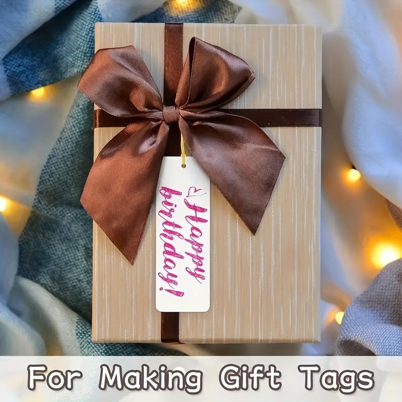 25 Watercolor Paper Bookmarks Blank Creative Hand-drawn Labels with Colored Tassels for DIY Coloring Powder Acrylic and Watercolor Art Projects