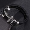 Men Bracelet Anchor Bracelets Jewelry Men Multi-layer Leather Bracelets Trendy Jewelry Gift BB785