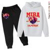 Girls Hoodie Tracksuit KPop Demon Hunters Character Hoodie MIRA HD Print RUMI Autumn Kids Hoodie Set ZOEY Thin Fleece Hoodie Set