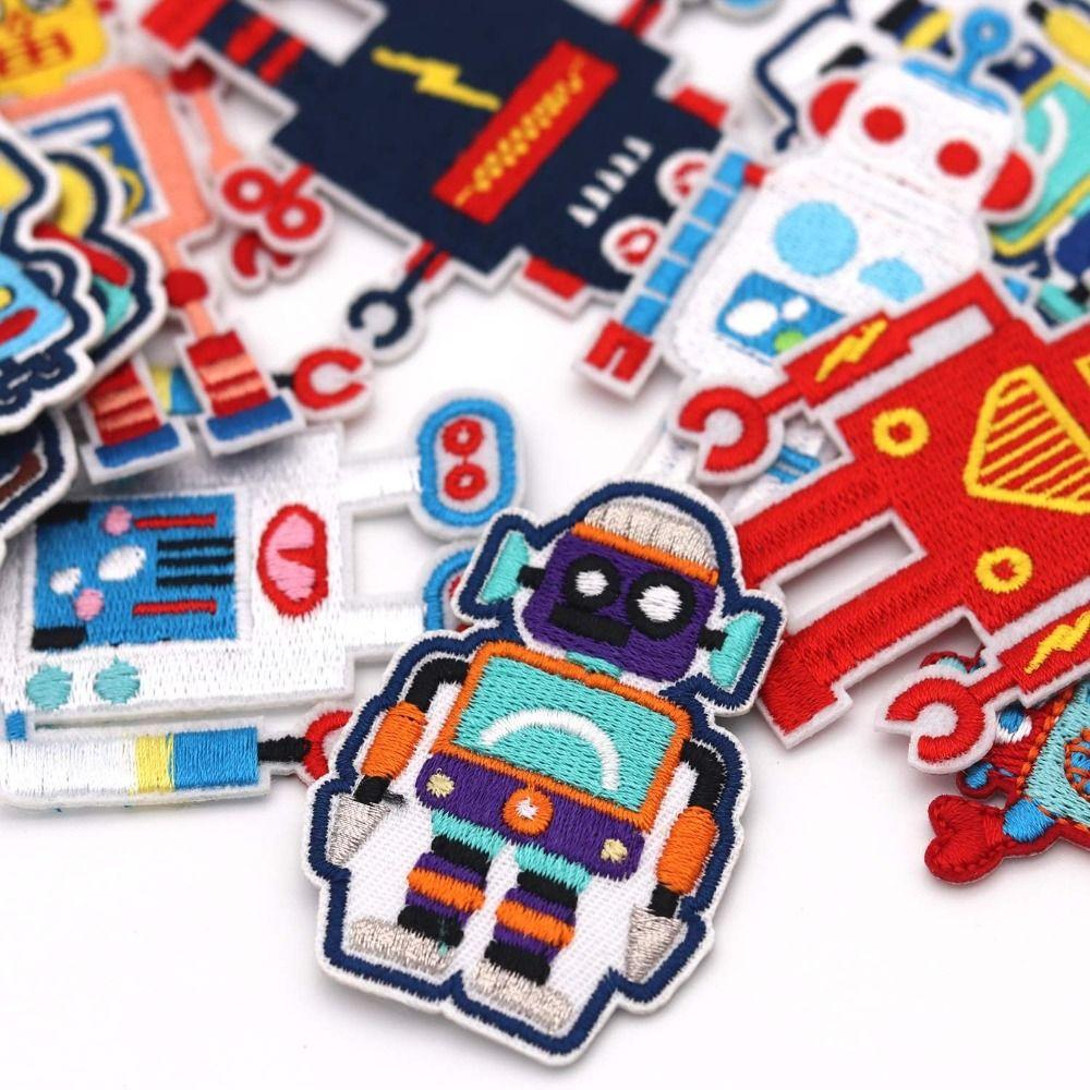 14pcs Embroidered Motif Applique Fabric Custom Patches Applique Stickers Sew on Patches  For Jacket