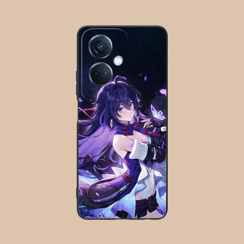 HSR Seele Матовый чехол из ТПУ для мобильного телефона OPPO Reno 14 13 12 11 10 9 8 7 6 5 F T Pro 5G Цветная печать