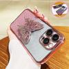 Glitter Plating Butterfly Holder Phone Case For Funda Motorola Moto G9 G8 E7 Plus Power Play E6s E14 Edge 20 30 Bracket Cover