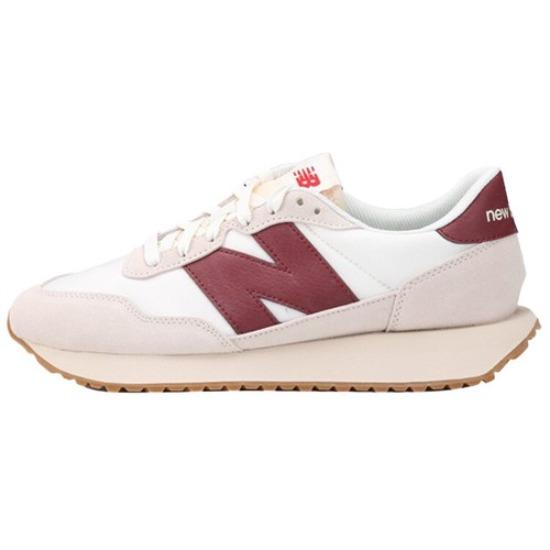 New Balance 237 Белый Бургундский - MS237SB