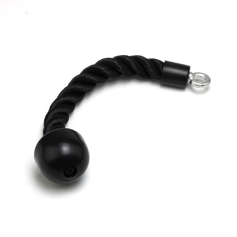 Triceps & Biceps Pulldown Rope - Single/Double Head for Lat Pulldown & Cable Machine Workouts