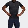 Adidas T Shirts Men's Black Crew Neck Moderate Straight Fit FT2777