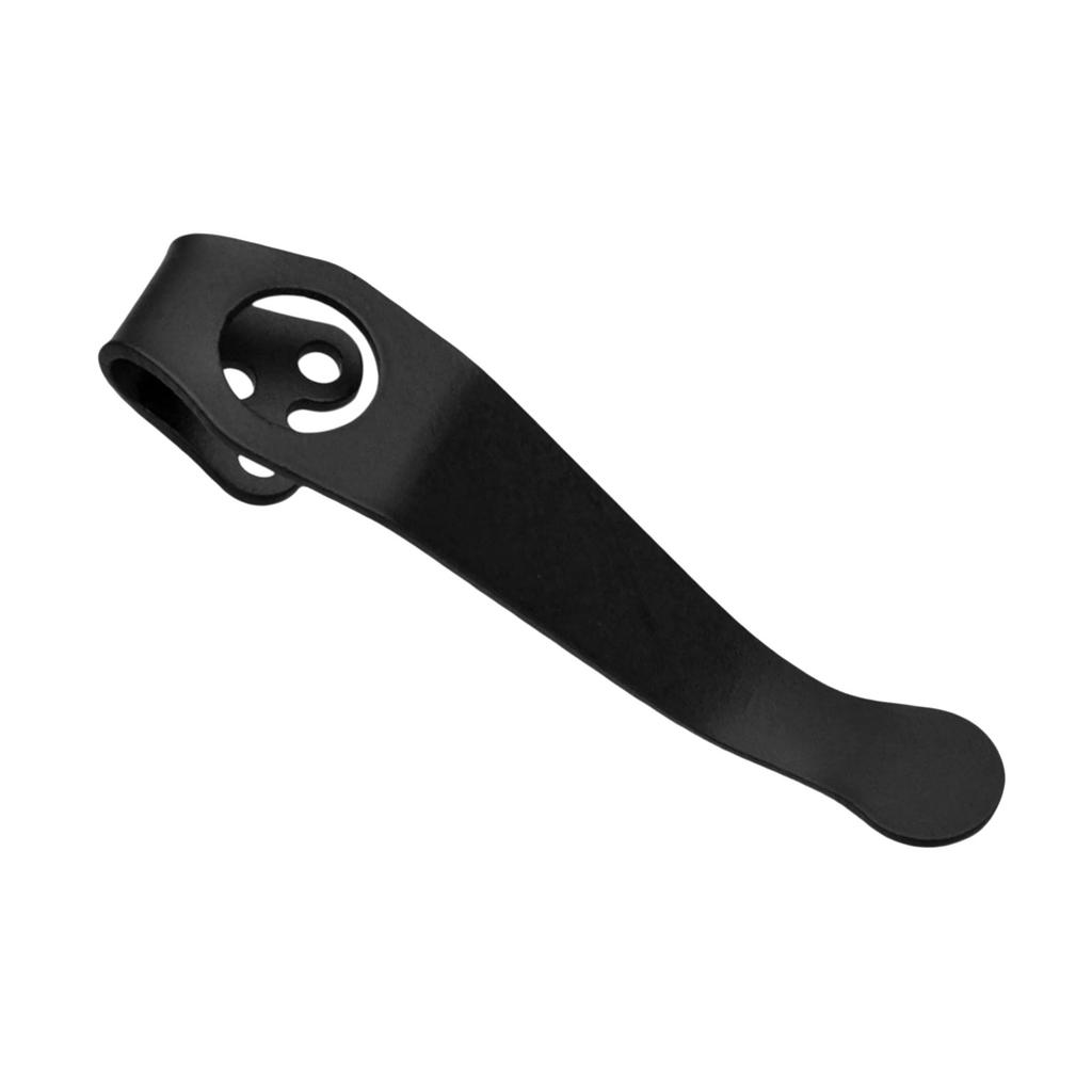 Контурная текстура титановый складной нож задний зажим DIY карманный зажим для Spyderco C81 Paramilitary 2 нож задний зажим