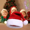 Yousheng Unisex Christmas Santa Hat Extra Large And Thick New Year Party Beanie Contrast Color Elastic Thick Plush Decor Santa Cosplay Adult Holiday