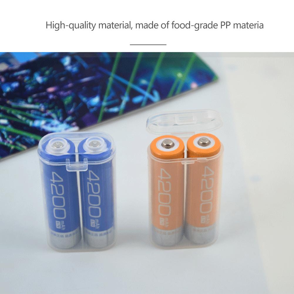 Портативный бокс для хранения аккумуляторов 18650, жесткий кейс-держатель, блок питания для перезаряжаемых аккумуляторов, кейс для аккумуляторов 18650