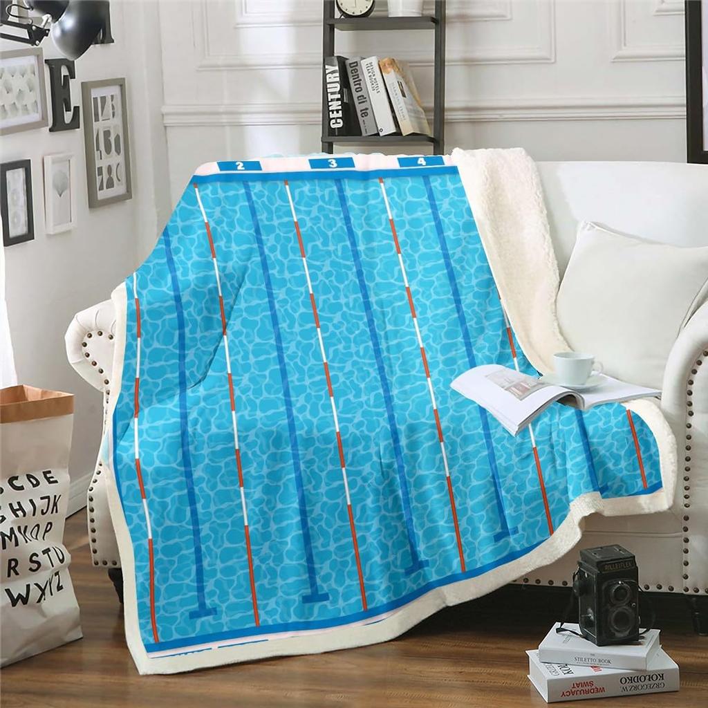 GUOYU Blanket Fox Fleece Blanket Twin Rainbow Cherry Blossoms Sherpa BlanketJapanese Style Blanket Oriental Ukiyoe Throw Blanket Kids Boys