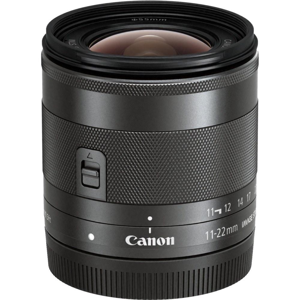Canon Сверхширокоугольный зум-объектив EF-M11-22mm F4-5.6 IS STM для беззеркальных камер